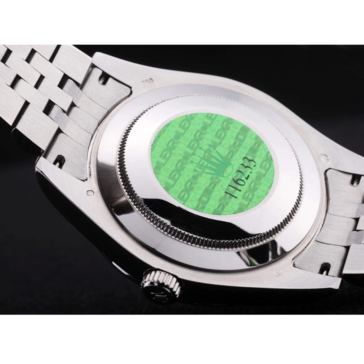 Aaa replica watch White Datejust 7478 Dial Bezel Ribbed Rolex Radial 0729